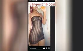 Premly Prem Goes Live On Instagram Without Bra And Panties Flashing And Teasing