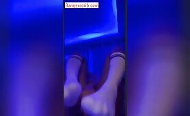 Bobrisky’s Former P.A “Oye Kyme” Turns On The Sexy Blue Light As She Masturbates