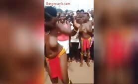 African Village Girls Dancing Naked