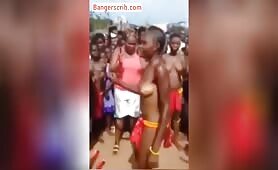 African Village Girls Dancing Naked